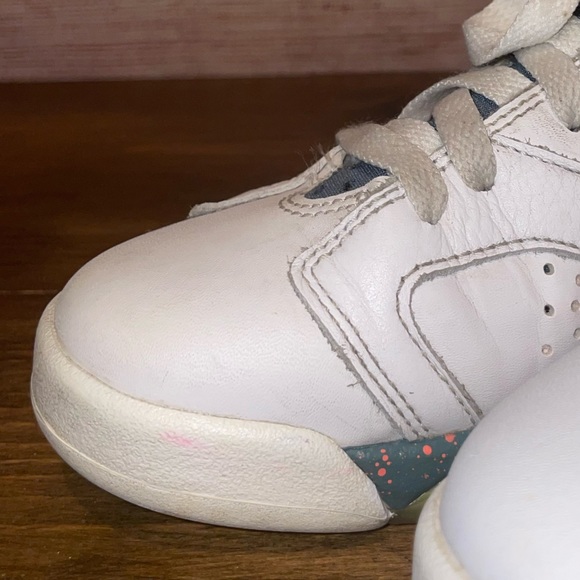 2016 Air Jordan 6 GS Bright Mango size 5.5Y youth 384665-114 sneaker shoes - Picture 3 of 15